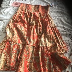 Mossimo strapless dress.